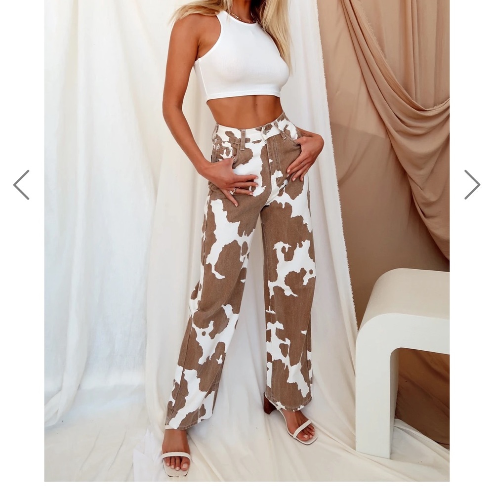 12th Tribe Midland Coe Print Jeans